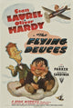 The Flying Deuces movie poster print featuring Stan Laurel and Oliver Hardy, 1939.