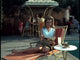 Elizabeth Montgomery poolside photo print, classic Hollywood decor.