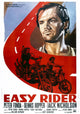 Easy Rider movie poster featuring Jack Nicholson, Peter Fonda, and Dennis Hopper, 1969