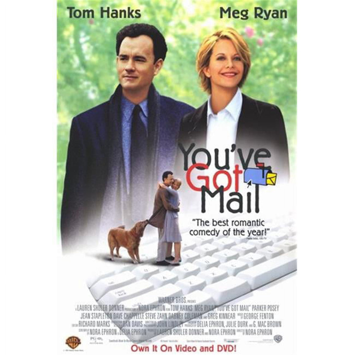 You've Got Mail movie poster 11x17 print featuring romantic comedy theme.