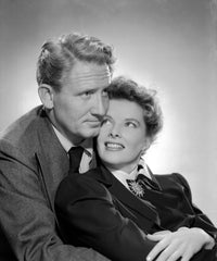 Without Love photo print featuring Spencer Tracy and Katharine Hepburn from the 1945 film.