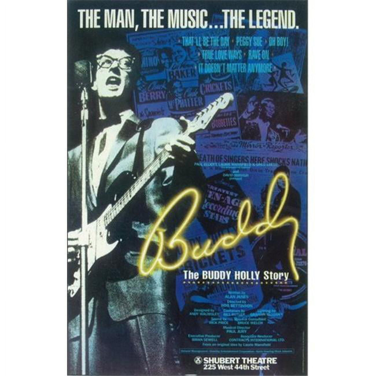 Buddy Holly Story Broadway Movie Poster 11x17