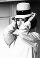 Sophia Loren stylish hat photo print showcasing elegance.