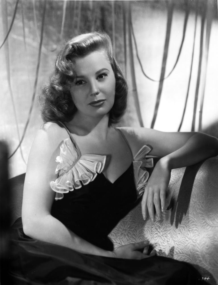 June Allyson classic photo print showcasing Hollywood glamour.