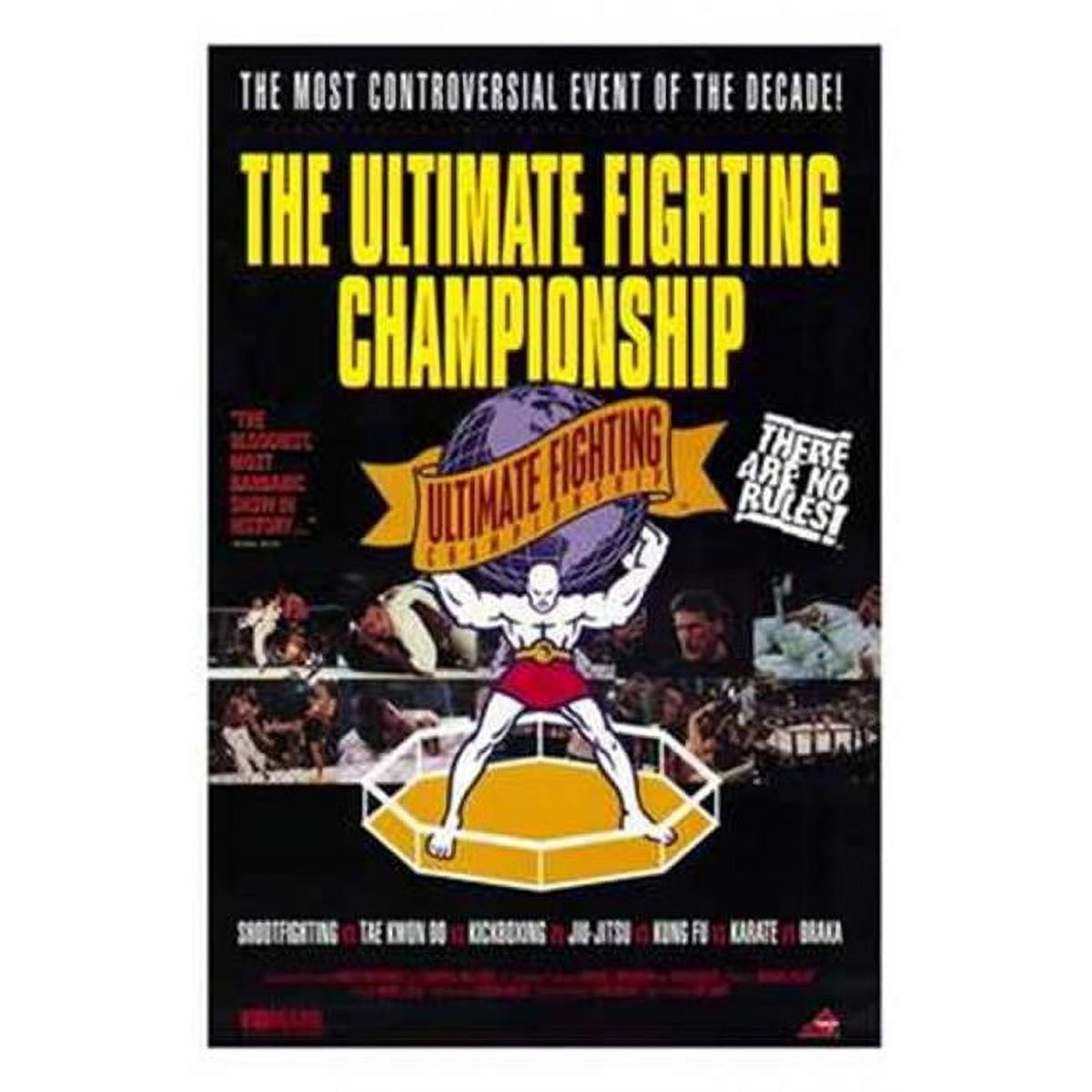 Ultimate Fighting Championships movie poster in 11x17 size.