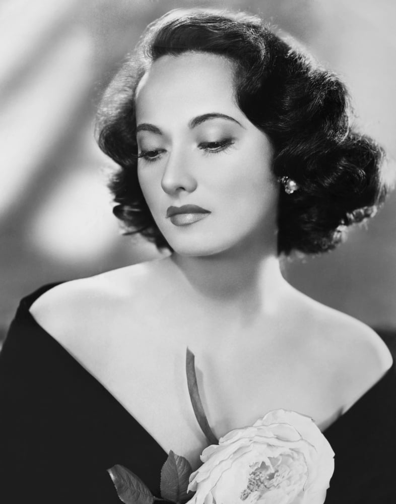 Merle Oberon portrait print in multiple sizes for classic cinema fans.