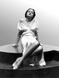 Vintage photo print of 18-year-old Dorothy Lamour from 1933.