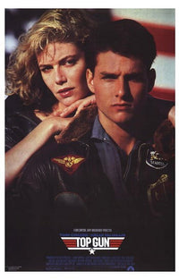 Top Gun Movie Poster 11x17 Print featuring iconic film imagery.