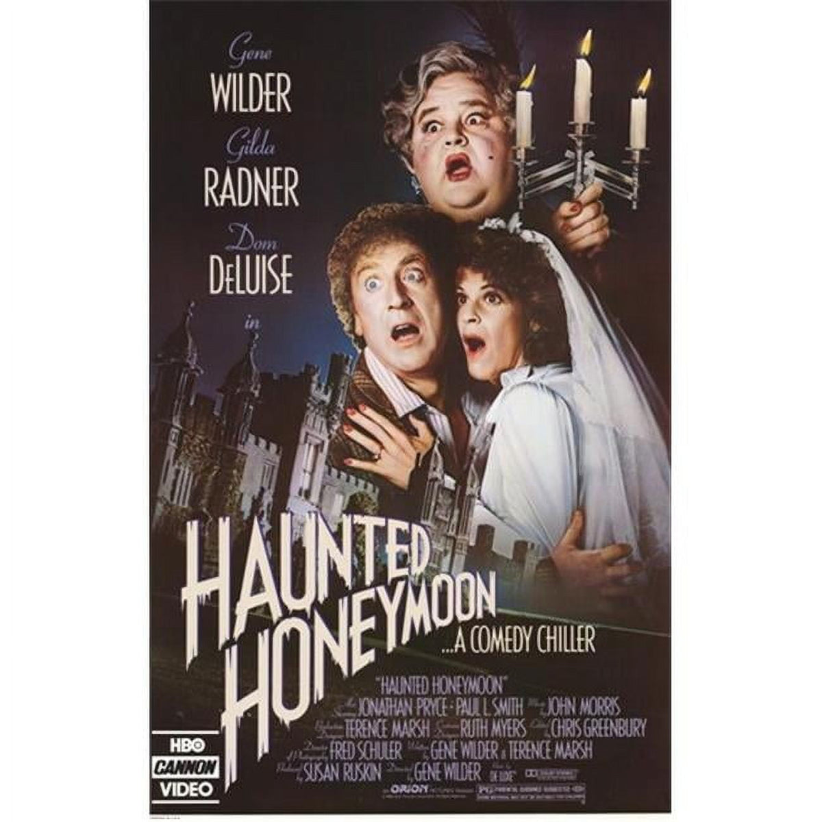 Haunted Honeymoon Movie Poster 11x17 vibrant print