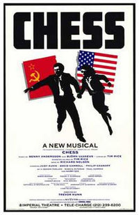 Chess Broadway Musical Movie Poster - 11x17 print.