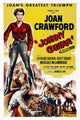 Johnny Guitar Movie Poster featuring Joan Crawford and Sterling Hayden, 1954 film.