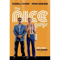 Nice Guys movie poster print, 11x17 size, vibrant movie art
