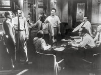 Twelve Angry Men movie scene photo print featuring men arguing in a room.