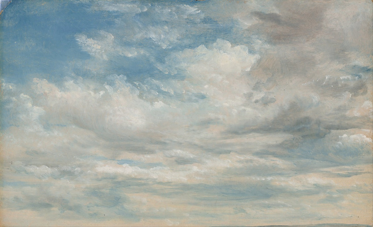 Clouds Fine Art Print by John Constable showcasing serene sky.