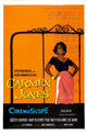 Carmen Jones movie poster featuring Dorothy Dandridge from the 1954 film.