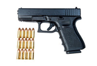 Glock Model 19 Handgun with 9mm Ammunition Poster Print