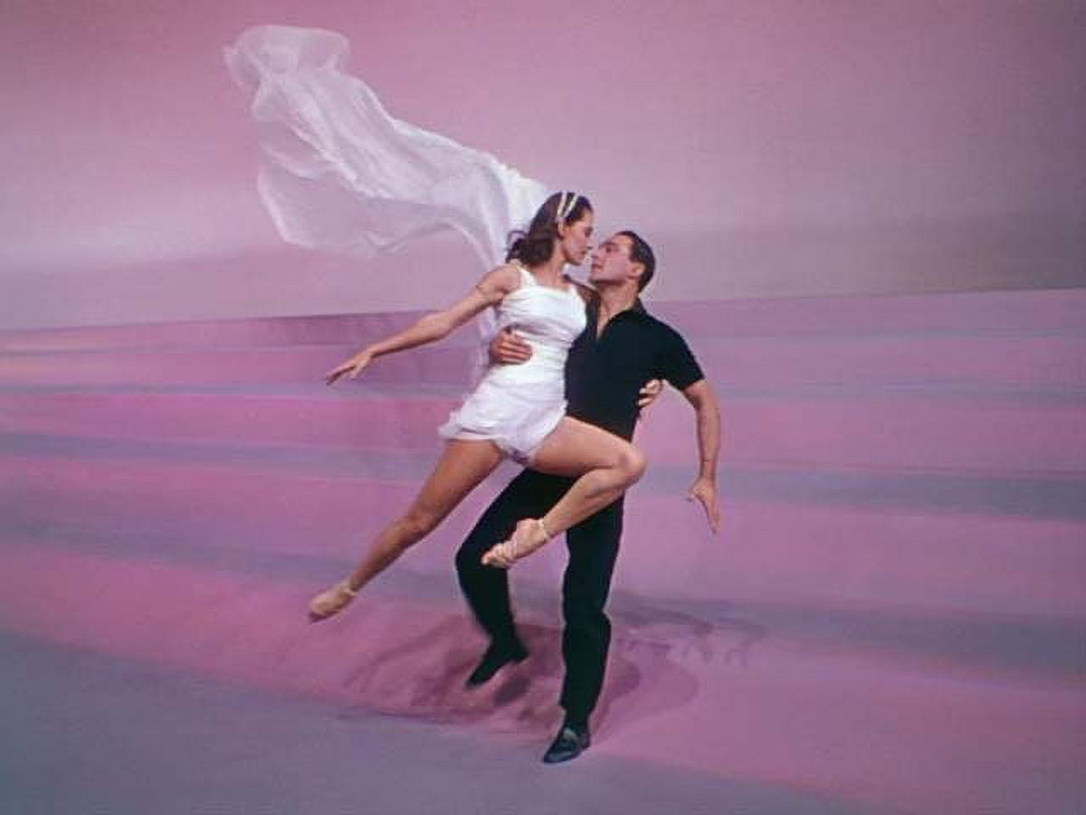 Cyd Charisse dancing with Gene Kelly photo print