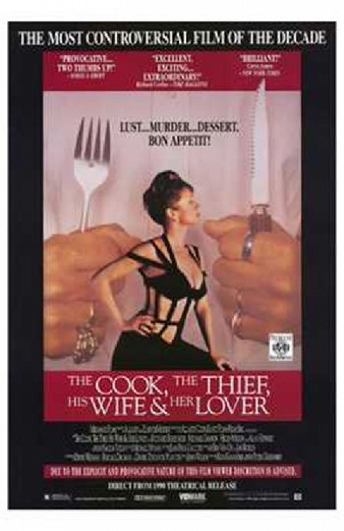 Cook the Thief His Wife and Her Lover Movie Poster 11x17