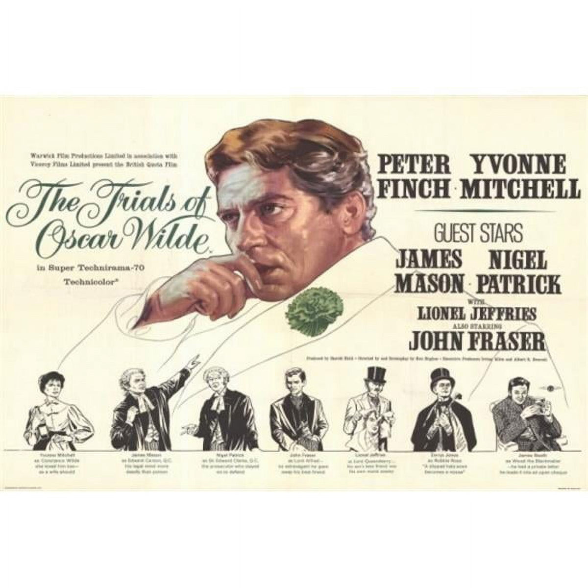The Trials of Oscar Wilde Movie Poster Print 27x40