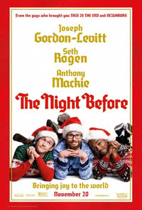 The Night Before Movie Poster - festive holiday movie print