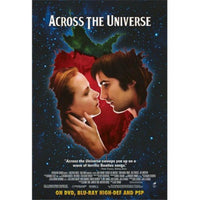 Across the Universe movie poster showcasing vibrant artwork.