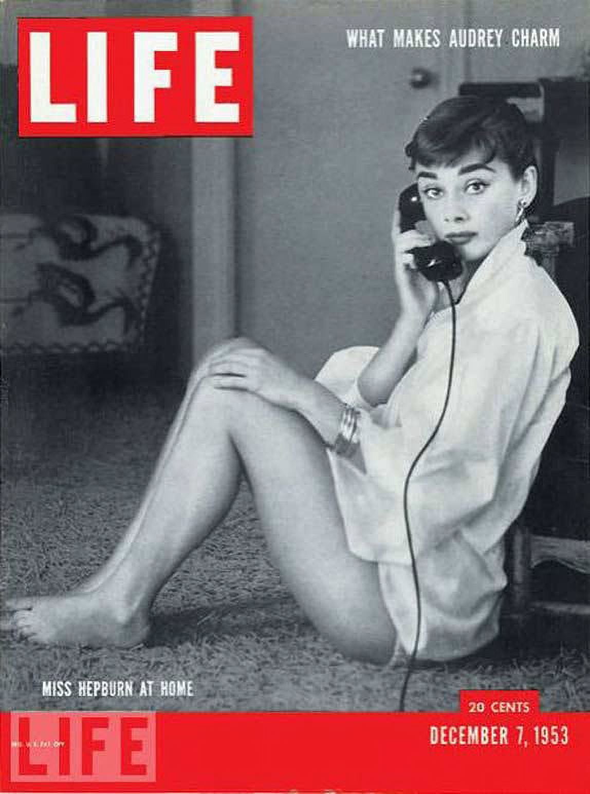 Audrey Hepburn Life Magazine Photo Print - Classic Hollywood Art