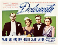 Dodsworth Movie Masterprint Poster featuring Paul Lukas, Ruth Chatterton, Walter Huston, and Mary Astor.