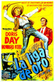 Calamity Jane movie masterprint poster featuring Doris Day and Howard Keel, 1953, 11x17