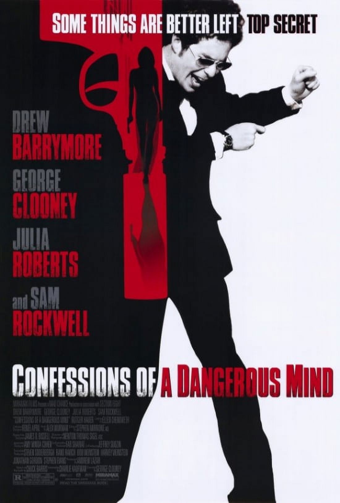 Confessions of a Dangerous Mind Movie Poster Print 27x40