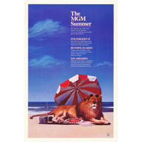 MGM Summer Movie Poster Print - 27x40 inches, vibrant colors, classic cinema art
