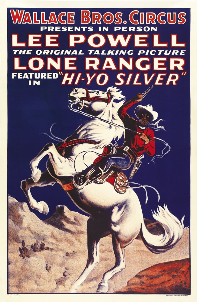 The Lone Ranger Special Circus 1938 Movie Masterprint Poster