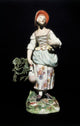 Meissen Porcelain Figure of a Peasant 18th Century Poster Print.