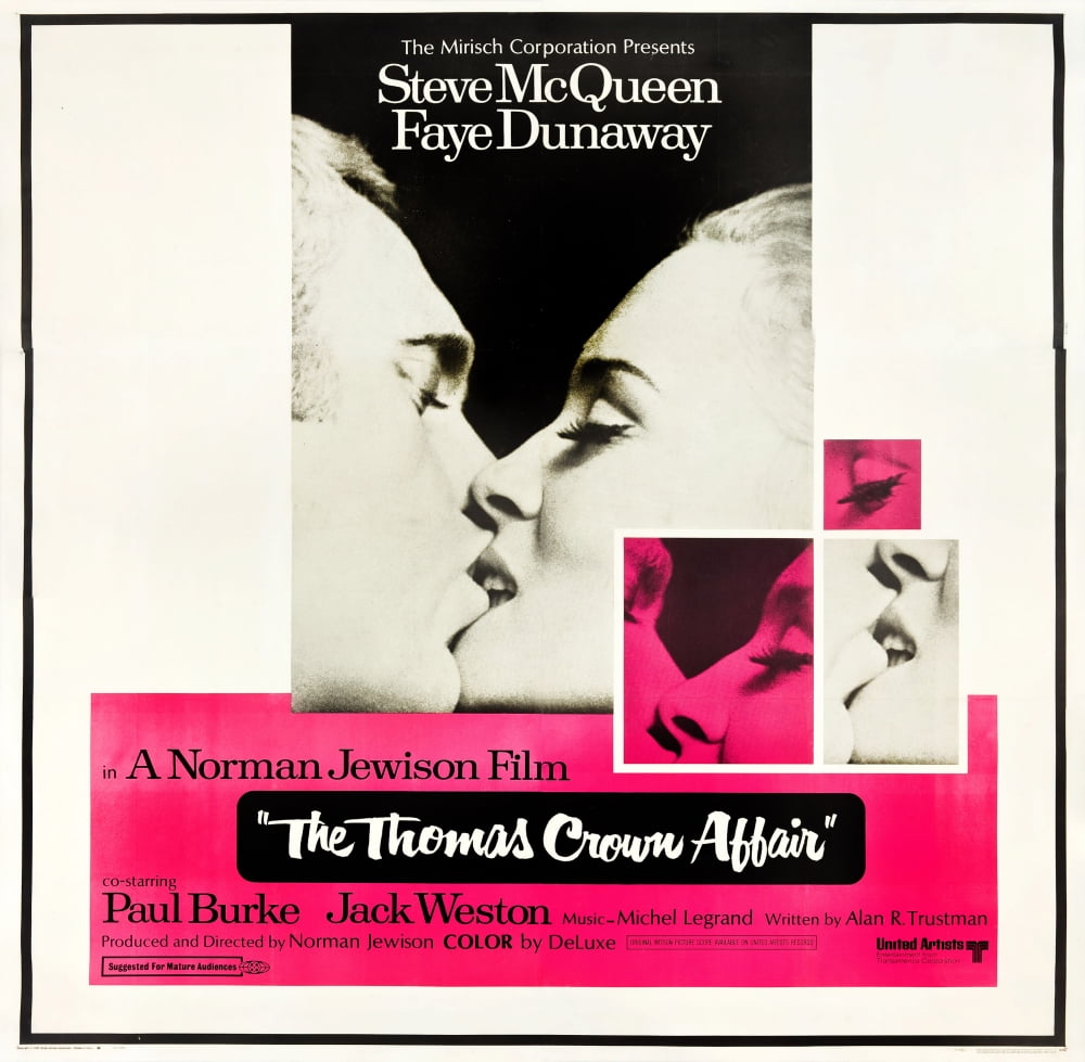 The Thomas Crown Affair movie masterprint poster