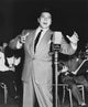 Mario Lanza at The RCA Victor Microphone Poster Print
