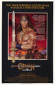Conan the Destroyer Movie Poster 11x17 print featuring a dramatic fantasy scene.