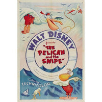 The Pelican and the Snipe movie poster print featuring vibrant imagery.