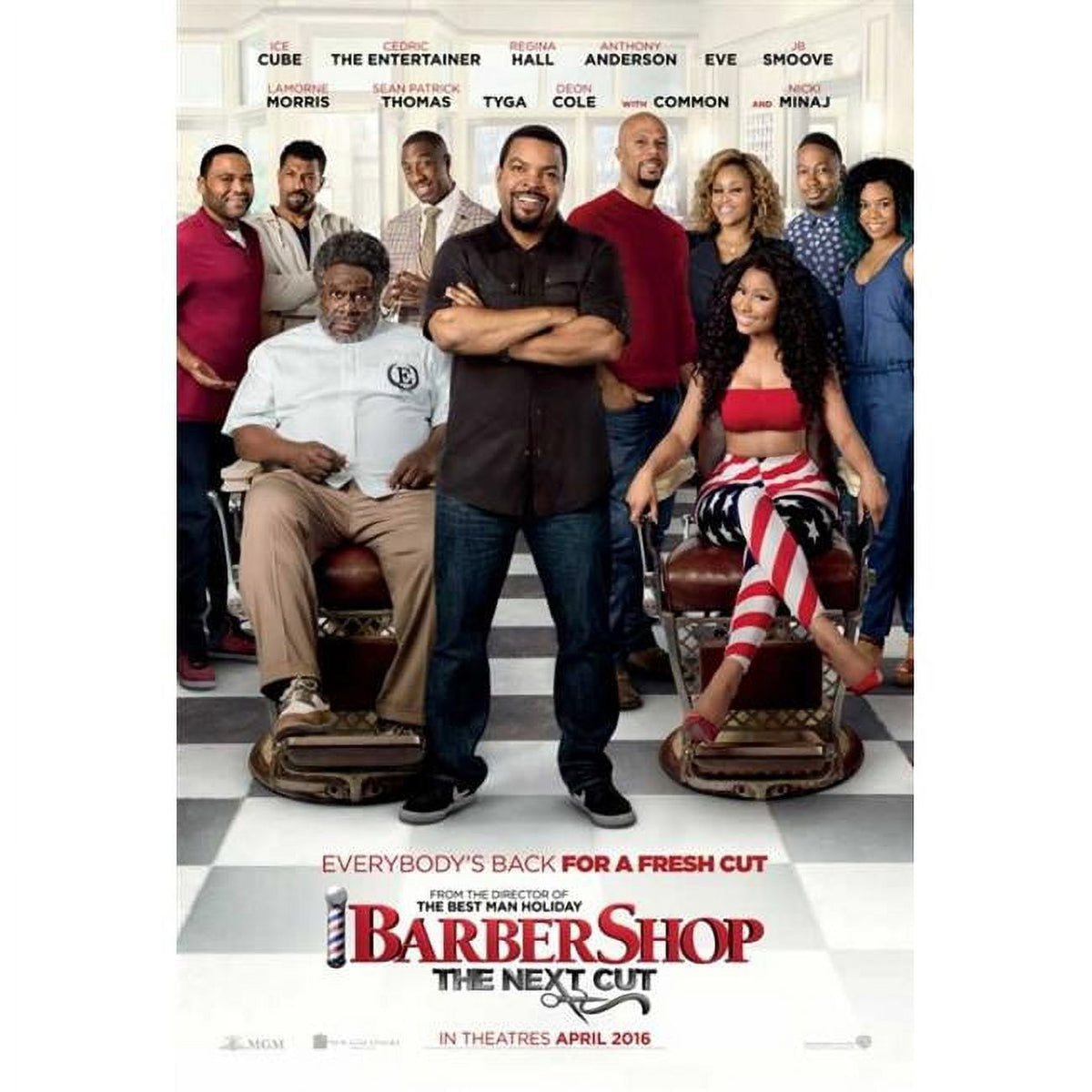 Barbershop: The Next Cut Movie Poster 11x17 print