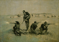 The Last Stand art print by Frederic Remington showcasing the American West.