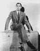 Tyrone Power classic photo print in suit, Hollywood icon