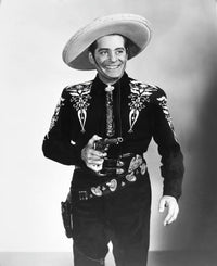 Duncan Renaldo as The Cisco Kid portrait poster print.