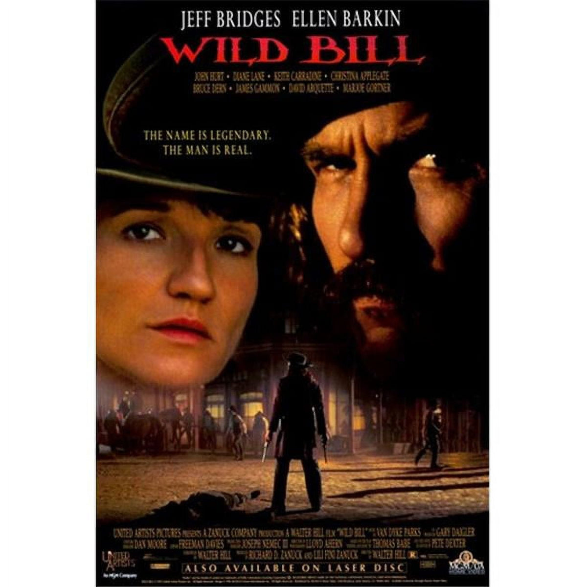 Wild Bill movie poster style B (11x17), classic Western cinema art.