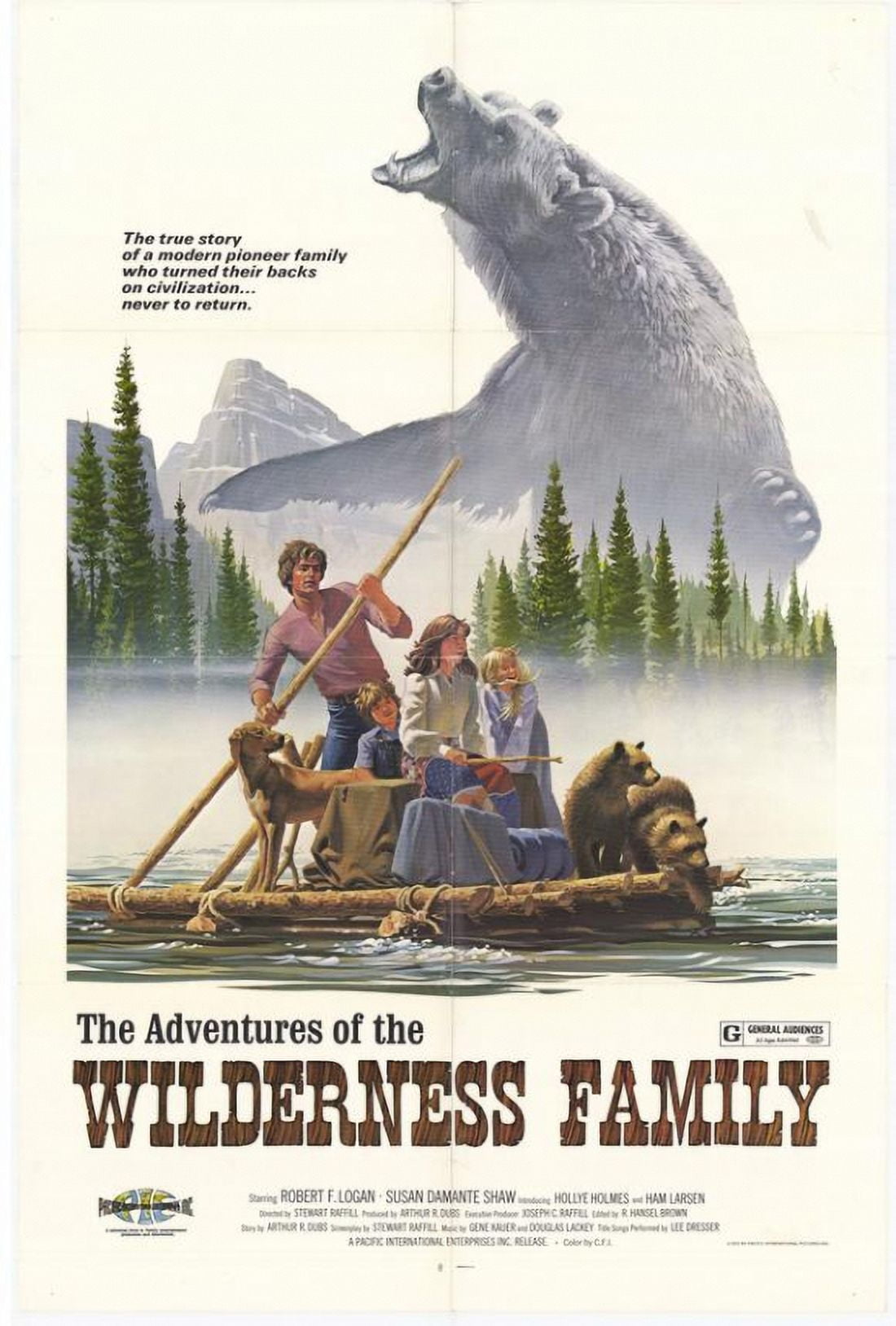 The Adventures of the Wilderness Family Movie Poster Print 27x40