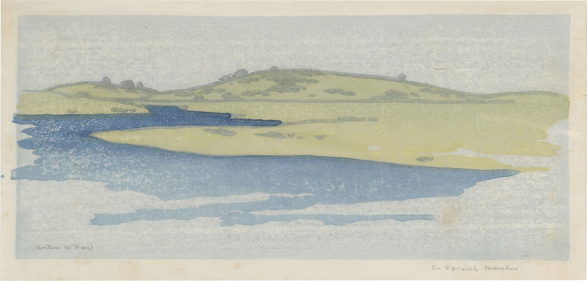 In Ipswich Marshes poster print by Arthur Wesley Dow showcasing serene landscapes