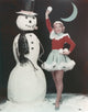 Dinah Shore Christmas outfit portrait photo print