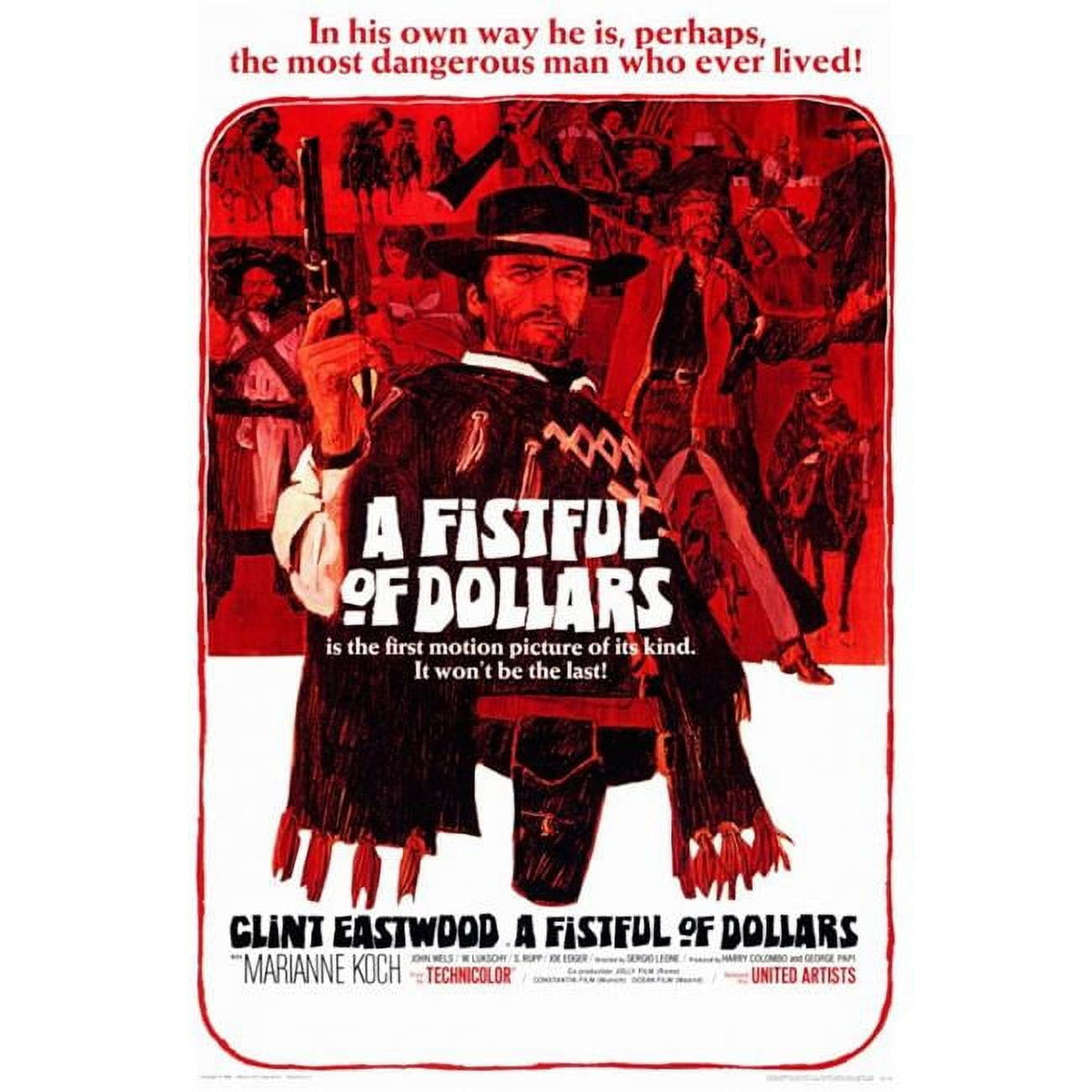 A Fistful of Dollars Movie Poster 11x17 print