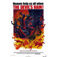 Devil's Rain Movie Poster Print featuring classic horror art
