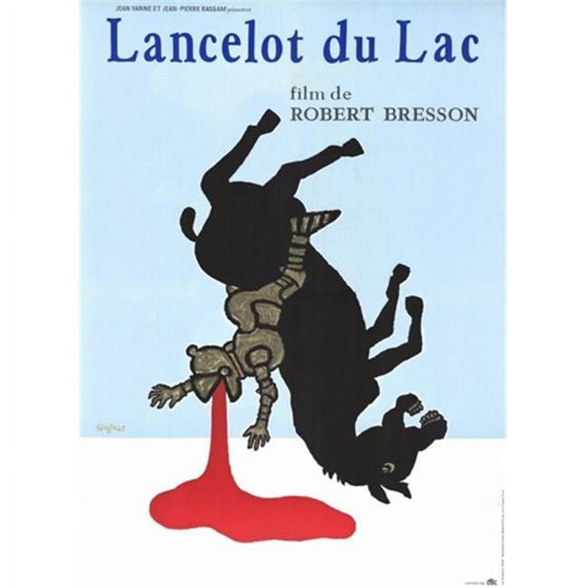 Lancelot du Lac movie poster 11x17 print showcasing classic film art.