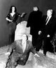 Plan 9 From Outer Space photo poster print featuring Vampira, Tor Johnson, and Dr. Tom Mason.