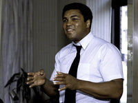 Muhammad Ali Inspirational Photo Print showcasing the legendary boxer.