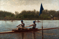 The Biglin Brothers Turning the Stake Art Print by Thomas Eakins
